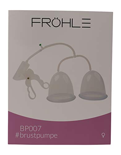Fröhle BP007 Brustpumpe Duo Cup C mit Scherengriffvakuumpumpe für größere Brüste