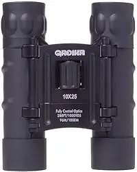 Greika, WS1025 Binóculos Greika 10x25 Corpo Emborrado com Bolsa