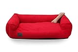 LUVLY Pets Luxury Dog Bed - Orthopaedic Memory Foam Filling Cushion - Washable and Removable Cotton
