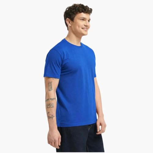 Image of Wellbi Bamboo Men's Tshirt - Ultra-Soft, Breathable & Sustainable | Premium Cotton Blend for Supreme Comfort | Stylish & Eco-Friendly T-Shirt for Men | Tshirt Men Cotton
