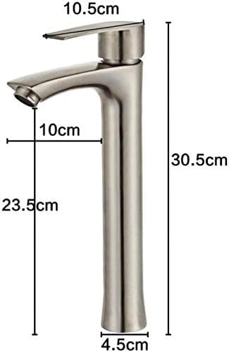 Robinet de cuisine mitigeur évier en acier avec grand bec - 3