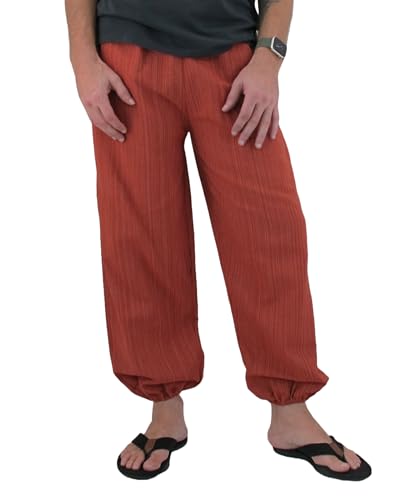 Love Quality Baggy Pants Men's One Size Cotton Harem Pants Hippie Boho Trousers