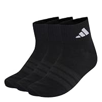 adidas Unisex Thin&Light Sportswear Ankle Socks 3 Pair Pack, black/black/white, 40-42 – Ansicht 6
