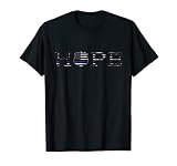 Police Officer Froud USA Flag Hope Thin Blue Line Policier T-Shirt