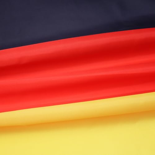 Image of AZ FLAG - Germany Flag - Large 5x8 Ft - 100D Polyester German Big Banner with Two Metal Grommets - Fade Resistant - Vivid Colors - 5' x 8' Feet - 250x150 Cm