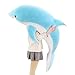 Lulihhhh 30CM-120CM Grande Peluche Delfino Giocattoli Farcito Animale Marino Bambole Carine Bambino Cuscino per Dormire Regalo di Compleanno di Natale-70cm Migliori Regali,Blu