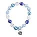 LUV HER Frozen Princess Dress Up Accessory Set - 3 Pcs Jewelry Set - Blue Princess Elsa Tiara, Bracelet - Elsa Necklace - Birthday, Holiday Gifts For Girls - Toys Dress Up Kit - Ages 3+