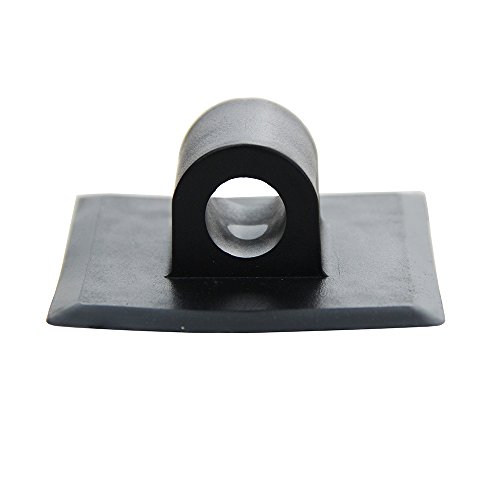 mangobuy aufblasbares Floß Boot Zubehör PVC Motor Clip für aufblasbare Boot Raft, schwarz