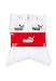 PUMA Unisex Crew Tennissocken Sportsocken Socken für Damen Herren 12 Paar, Farbe:300 - white, Socken & Strümpfe:43-46