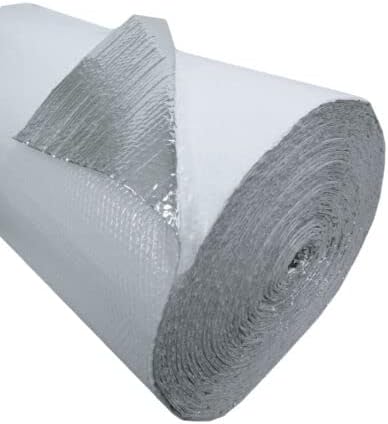 Miniatura 2 de US Energy Products - Aislamiento de lámina reflectante blanco de doble burbuja de 48 "x 125" R8