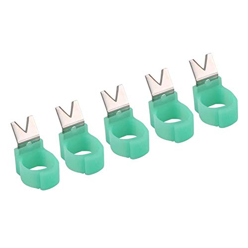 Mumusuki 5Pcs/Set Vegetable Fruit Picker V Shape Garden Picking Ring Tomato Cucumber Grape Fruit Blade Harvesting Tool