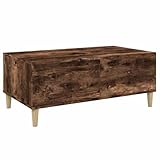 【Pieds en bois :】 les pieds en bois d'eucalyptus massif confèrent à la table d'appoint un aspect naturel et agréable tout en assurant sa stabilité.