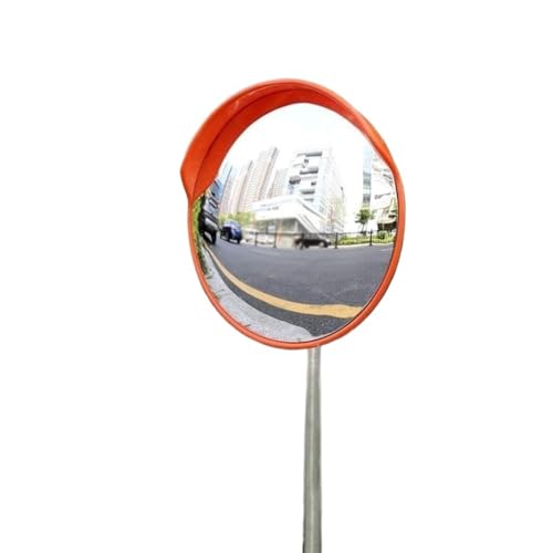 Miroir convexe de sécurité contre les angles morts de virage dangereux