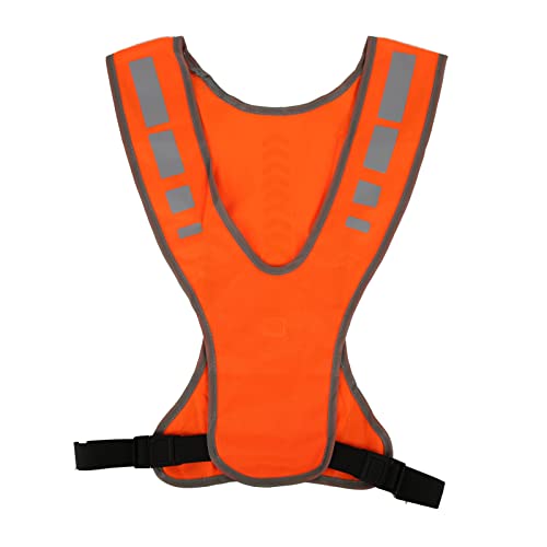 Jaqueta reflexiva ajustável de alta visibilidade do colete de segurança para correr ciclismo de cami