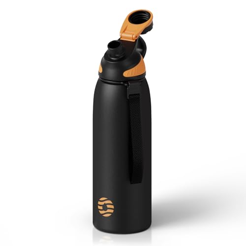 Fjbottle Insulated Stainless Steel Water Bottle, 1000ml/32oz Leakproof Water Bottles, Ice Reusable Tumbler, Double Wall Vacuum Jug, Lightweight Durable for Traveling & Sports, Workout,