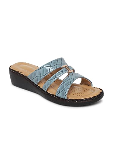 Image of TRASE Women's Flip-Flops & Slippers | Doctor Ortho Comfortable Chappal for Women & Girls | Light weight, Soft Footbed, Comfortable & Stylish | Diabetic & Orthopedic Footwear, Good for Knee & Foot Pain