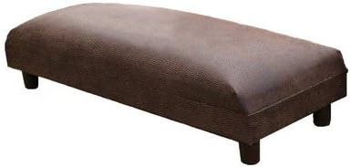 BioMedic Dog Ottoman Size: Extra Large, Fabric: Faux Leather - Charcoal