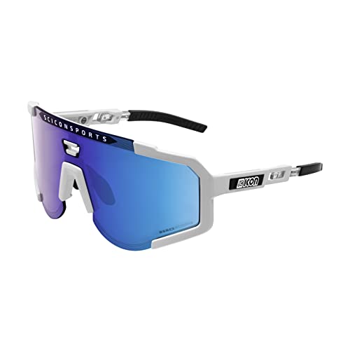 Lunettes vélo Scicon Aeroscope Blue CAT3 avec écran solaire anti-éblouissement