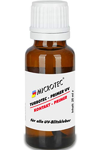Microtec® Primer UV | zuverlässiger Haftvermittler für UV-Kleber | 25ml | zum Vorbehandeln von Glas und keramischen Werkstoffen | extra starke Wirkung | Qualitätsprodukt aus Deutschland Cover