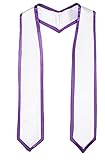 Ftyfty Unisex Adult Graduation Honor Stole Classic End With Trim 72