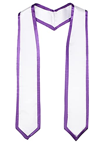 Ftyfty Unisex Adult Graduation Honor Stole Classic End With Trim 72