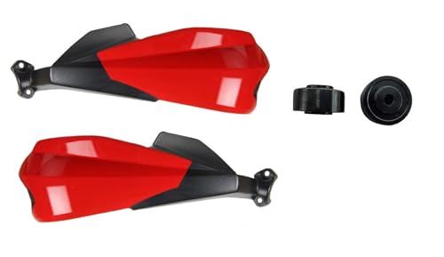 Image of Unbreakable Hand Palm Protector Wind Deflector Handguard for Dominar 400 (Red)