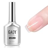 GAOY ジェルネイル トップコート ノンワイプタイプ 拭き取り不要 トップジェル 大容量 16ml セルフネイル UV・LED対応