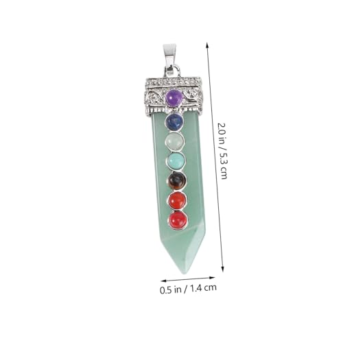 Pendentif en pierre naturelle Uonlytech 4pcs : accessoire de création pour collier DIY unique