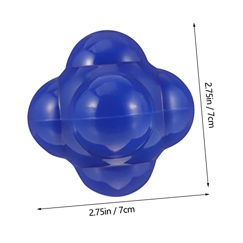 Unomor Exercise Fitness Balls Softball Reaction Bounce Reaction Balls Goalkeeper Training Equipment Indoor Baseball Indoor Gear Agility Balls Silicone Reaction Blls Gym Ball Hexagon Ball #TOP6