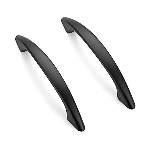 Image of Ravinte 5 Pack 3 Inch Cabinet Handles Matte Black Cabinet Pulls Black Drawer Pulls Kitchen Hardware Kitchen Handles for Cabinets Cupboard Handles Drawer Handles