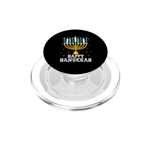 PopGrip pour MagSafe Hanukkah Menorah évite les chutes de téléphone