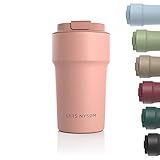 cafe para llevar youtube ✅ PERFECTO PARA EN LA CARRETERA, EN EL COCHE I La taza aislada es ideal para su café para llevar. La taza térmica cabe en los portabebidas del coche, es a prueba de fugas y fácil de llenar. La abertura para beber es perfecta para beber a medida sin derramar.
