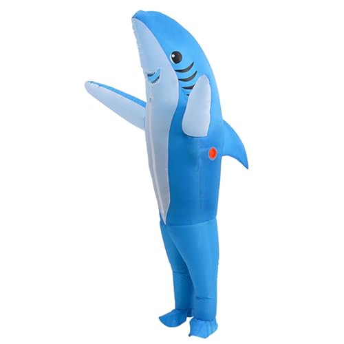 Disfraz inflable de tiburón para niños 4'3"-4'11" miniatura 4