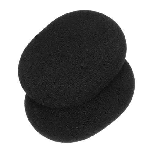 HOOTNEE 2 pezzi Cuscinetti Ricambio Ovali per Cuffie Copertura Schiuma Morbida per Padiglioni Auricolari Comfort Prolungato e Isolamento Acustico