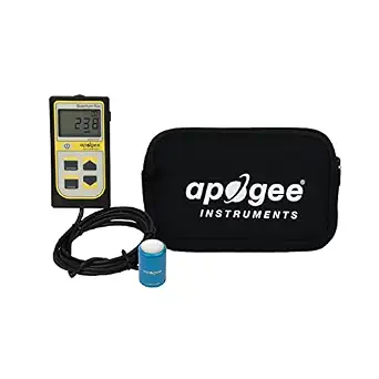 Apogee Instruments MQ-500 Full-Spectrum Quantum PAR Meter - Digital PPFD Meter for Indoor Grow Lights, Sunlight & Plant Monitoring