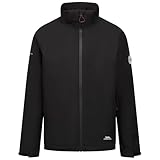 Trespass Westford Herren-Regenjacke – wasserdicht, atmungsaktiv, winddicht, versiegelte Nähte, verstaubare Kapuze, Knebelversteller, 2 seitliche Reißverschlusstaschen, flache Manschette mit