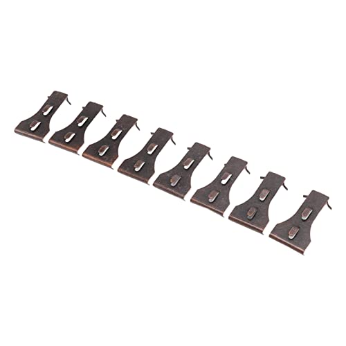 Image of Jeanoko 8Pcs Brick Hook Clips, Heavy Duty Brick Hanging Clips for Hanging Outdoors Brick Hanger Fits Standard Size Bricks 2 1 /4 Inch to 2 3 /8 Inch in Height for Outdoors Wall Pictures