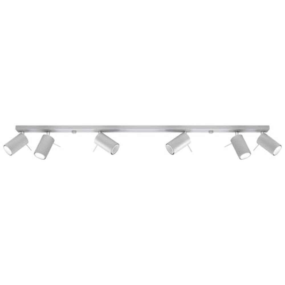 Sollux Lighting 8 x 120 x 15 Steel LED Light - Grey