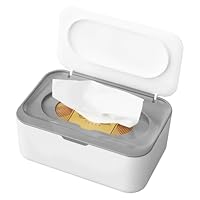 LiangYuanZen 3 Arten Farben,19×13×7.5cm. Praktische LiangYuanZen Aufbewahrungsbox für Küche, Bad und Büro, Feuchttücher Box für Feuchttücher und Hygienepapier (Den grauen.)