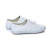 Womens Classic White Canvas Low Top Sneakers Lace up Tennis Shoes Lightweight Casual Comfortable Skate Casual Shoes Rubber Sole Canvas Sneakers #3