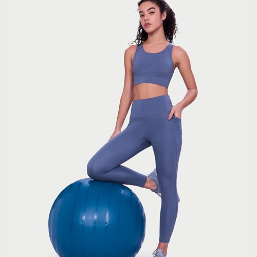 Image of Enamor High Rise 7 /8th Length Adjustable Drawstring Workout Leggings for Women - Hugged Fit, Quick Dry, Antimicrobial - A605