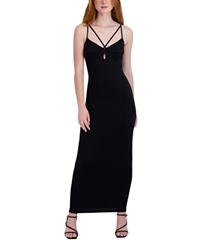 slim fit dress slacks Lace Bodice Chiffon Rufle Gown Black / 12 main image 0