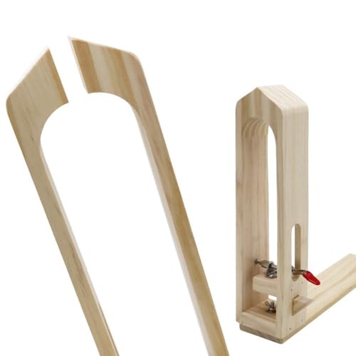 Outil de serrage pour cuir en bois avec pince de maintien efficace - 6