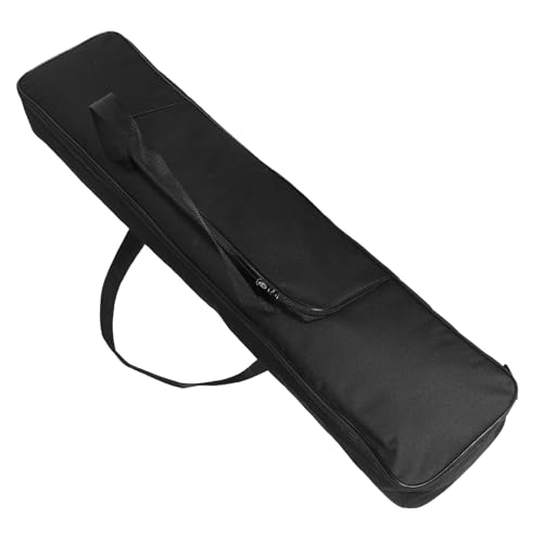 Sac pour piano électrique rembourré et housse de transport portable noire