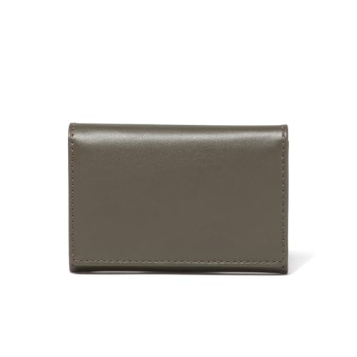 [マーガレット・ハウエル アイデア] 名刺入れ【セザー】レディース ユニセックス 牛革 前ポケット カードケース スリム MHLW5GM1