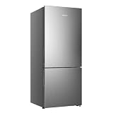 Geladeira Hisense Frost Free Inverse 417 litros Bottom Freezer - RB422 Inox 127V