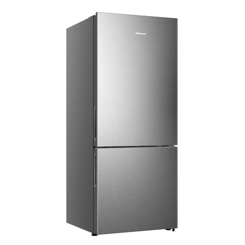 Geladeira Hisense Frost Free Inverse 417L Bottom Freezer RB422 Inox