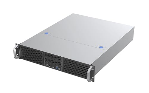 Rosewill 2U Rackmount Server Chassis | Supports up to 8 x 3.5 HDD | ATX Motherboard Support | 2U/CRPS PSU | 3 x 80mm PWM Fans | USB 3.2 Type-C | RSV-Z2008