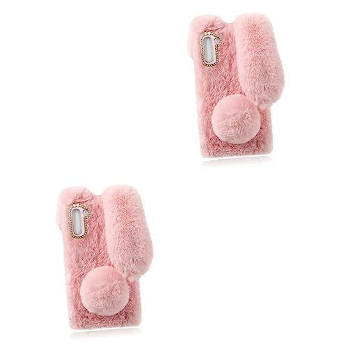 Coque et résistante aux rayures en peluche lapin Uonlytech antichoc