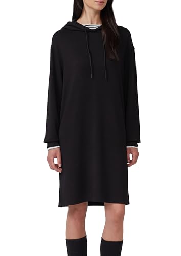 s.Oliver Scuba-Kleid mit Eingrifftaschen und Kapuze